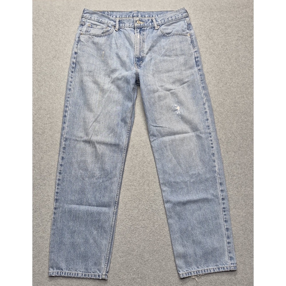 Levi's Jeans Men's 36x32 550 Relaxed Fit Light Wash Blue Denim 100% Cotton